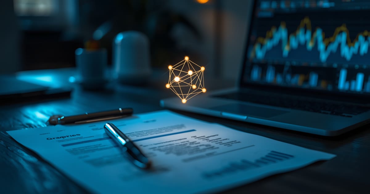 Scrivania con un documento da firmare e un computer portatile, per la guida all'informativa sull'intelligenza artificiale ai dipendenti